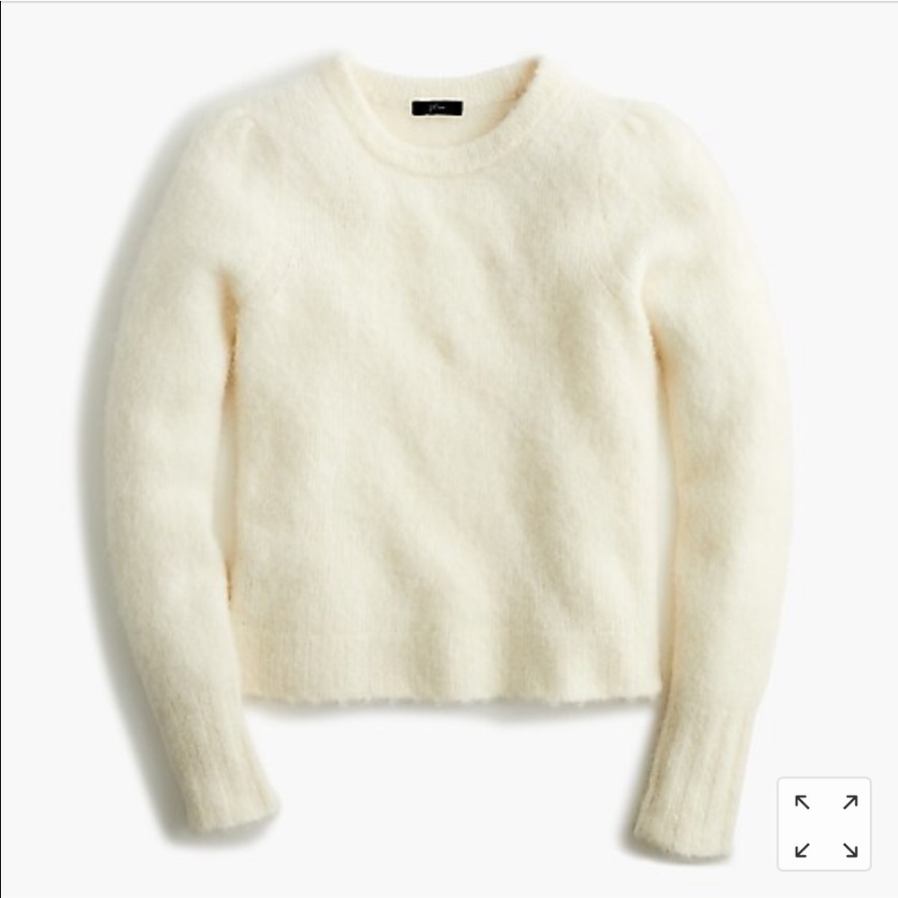 NWOT JCrew fuzzy sweater